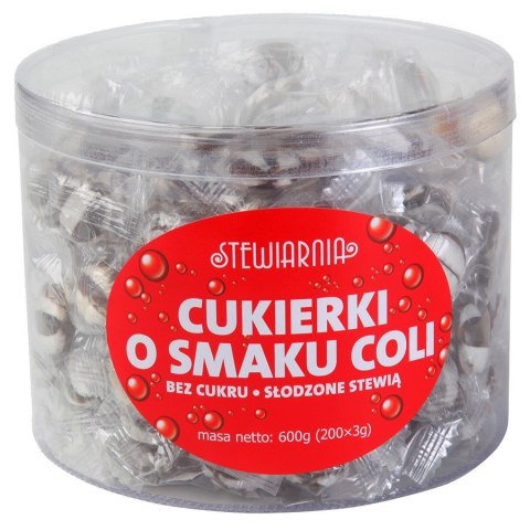 Cukierki cola bez cukru tuba 600g (ok200 szt)