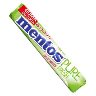 Guma do żucia Mentos Pure Fresh Limonka, bez cukru 15,5g