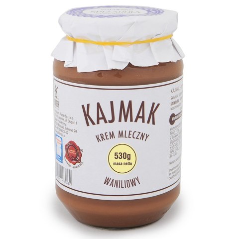 Kajmak o smaku waniliowym słoik, 530g