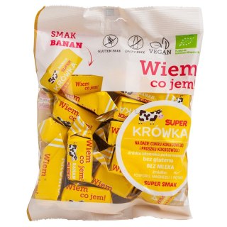 Krówki bezmleczne bananowe bezglutenowe Super Krówka BIO 150g