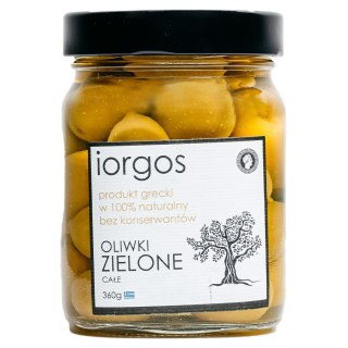 Oliwki zielone PREMIUM - całe IORGOS, 360g