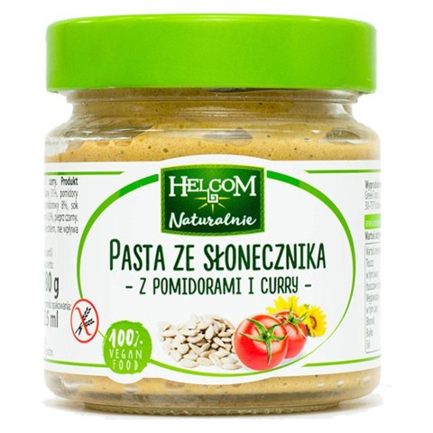 Pasta ze słonecznika z pomidorami i curry Helcom 190g