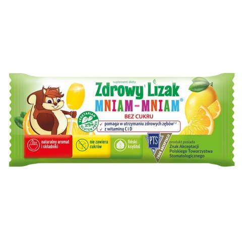 Zdrowy Lizak Mniam-Mniam o smaku cytrynowym Starpharma, 6g