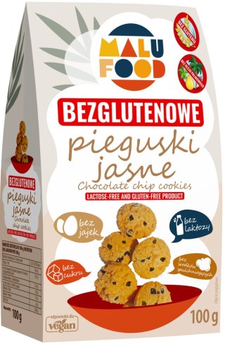 Bezglutenowe PIEGUSKI JASNE 100g, Malu Food