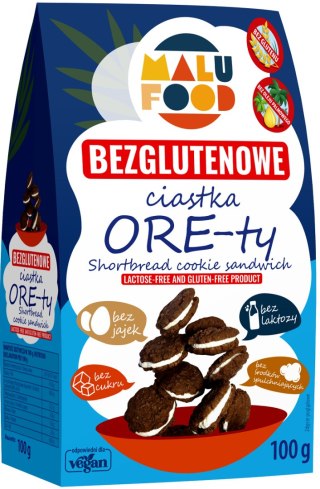 Bezglutenowe ciastka ORE-ty 100g, Malu Food