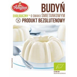 Budyń śmietankowy BIO 40g, Amylon