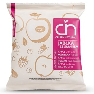 Chipsy z jabłka o smaku owoców leśnych z witaminami Crispy Natural, 18 g