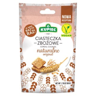 Ciasteczka zbożowe naturalne Kupiec, 50g