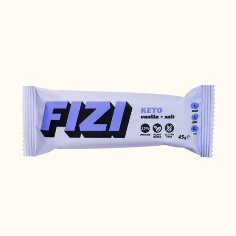 FIZI baton KETO Wanilia + Sól, 45 g