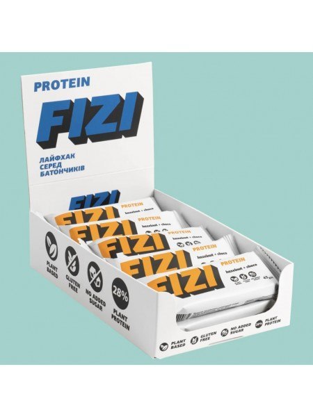 FIZI baton proteinowy Hazelnut + choco,45g