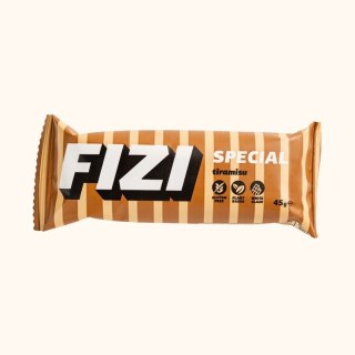 FIZI baton w białej polewie czek. Tiramisu 45g