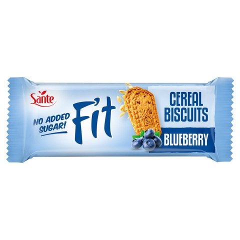 Fit Ciasteczka Zbożowe z Jagodą Bez Cukru Sante, 50g