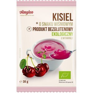 Kisiel o smaku WIŚNIOWYM bezglutenowy BIO 30 g