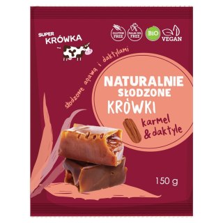 Krówki słodzone Agawą & Daktylem EKO Super Krówka, 150g