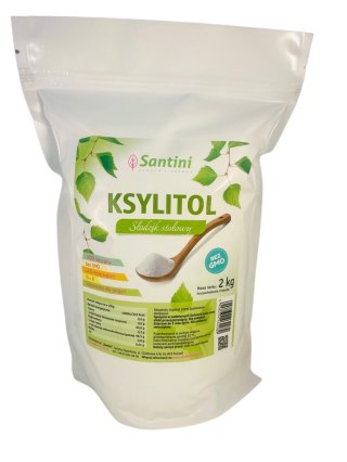 Ksylitol krystaliczny 2 kg TOREBKA, Santini