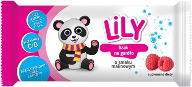 Lily Lizak o smaku Malinowym na Gardło 8g