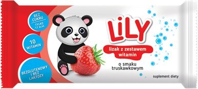 Lily Lizak o smaku Truskawkowym 8g