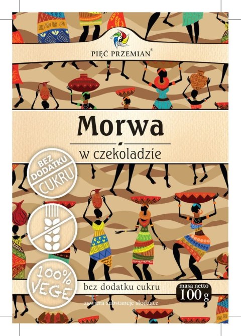 Morwa w czekoladzie słodzona erytrytolem 100g