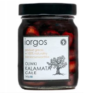 Oliwki kalamata IORGOS całe PREMIUM, 360g