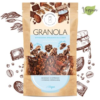 Orzechownia Granola migdały espresso, czekol.320g