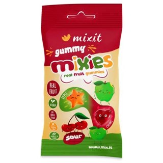 Owocowe Mixies - naturalne żelki o smaku jabłka i czereśni Mixit, 35g