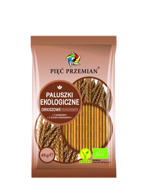 Paluszki Orkiszowe pełnoziarniste BIO 45g