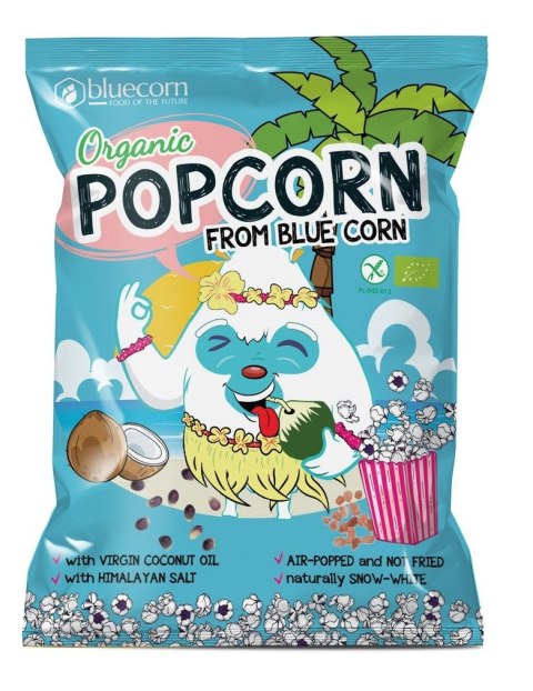 Popcorn z niebieskiej kukurydzy z olejem kok. 20 g