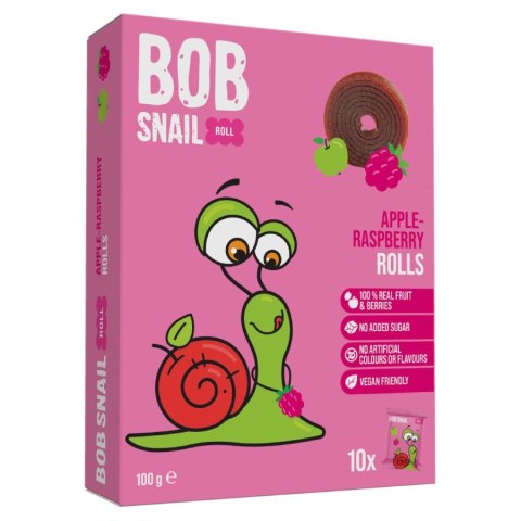 Przekąska "Jabłko - malina" bez dodatku cukru Bob Snail, 100g