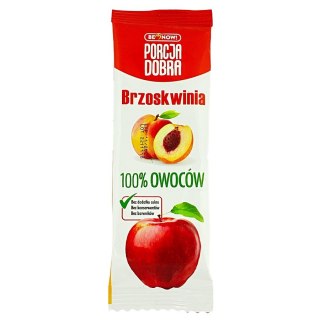 Przekąska jabłkowo-brzoskwiniowa Porcja Dobra, 16g