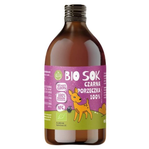 Sok Czarna Porzeczka 100% BIO Helpa, 250ml