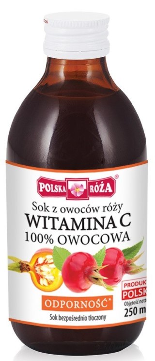 Sok z RÓŻY Witamina C na Odporność 250ml - P Róża