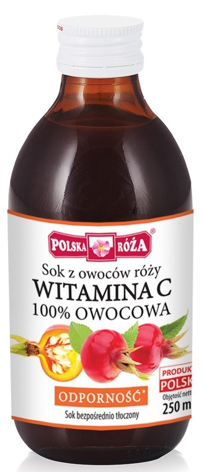 Sok z RÓŻY Witamina C na Odporność 250ml - P Róża