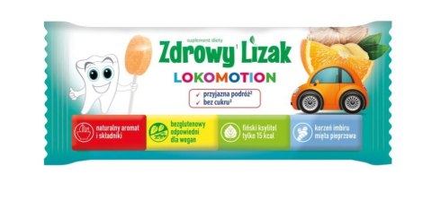 Zdrowy lizak Mniam-Mniam 6g LOKOMOTION