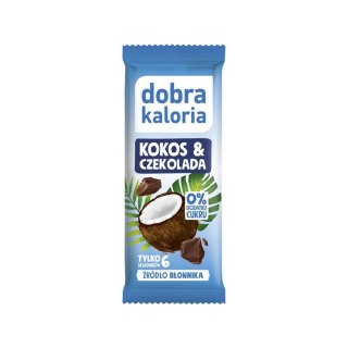 Baton kokos i czekolada Dobra Kaloria, 33g