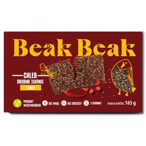 Chleb Drobne Ziarno z chili Beak Beak, 165g