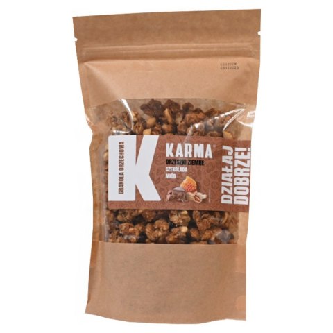 GRANOLA ORZECHOWA - orzeszki ziemne, czekolada, miód Karma, 400g