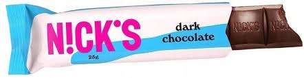 N!CK'S Nicks dark chocolate, 25g