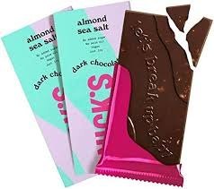 N!CK'S Nicks dark chocolate almond sea salt, 75g