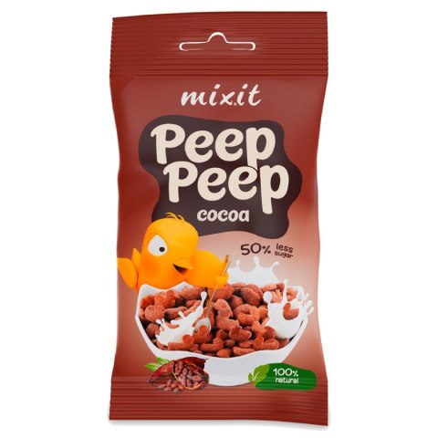 Płatki śniadaniowe Peep Peep - kakaowe do kieszeni MIxit, 25g