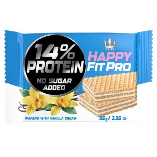 Wafelki waniliowe bez dodatku cukru Happy FIT PRO, 95g